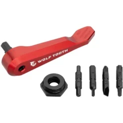 Wolf-tooth Wolf Tooth Axe Handle Multi-Tool - Red Minimalist, Lightweight