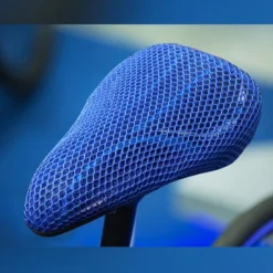 Unique Bargains Bike Bicycle Saddle Seat Cover Comfort Pad Padded Soft 3D Grid 8.86"x6.69"