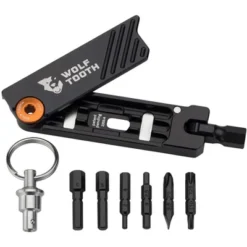 Wolf-tooth Wolf Tooth 6-Bit Hex Wrench Multi-Tool With Keyring - Blue