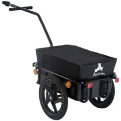 Aosom Bicycle Cargo Trailer With Removable Box And Waterproof Cover, Bike Wagon Trailer With Two 16in Wheels -Schwinn Shop GUEST 9cba53f6 5636 4d99 beee c96a6554b117