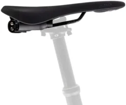 Fizik Gravita Alpaca X5 Saddle - Alloy, 130mm , Black, W/ Tool Carrier