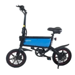 GOTRAX Adult Shift S2 14" Step Over Electric Folding Bike - Black