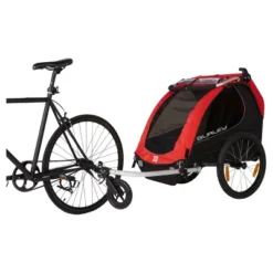 Schwinn Shop 29 Burley Honey Bee Kids' Bike Trailer - Red