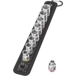 Wera Belt B 4 Zyklop Socket Set - 3/8" Drive, 9 Pieces